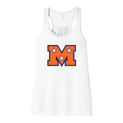 Ladies M Flowy Racerback Tank Thumbnail