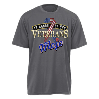 YOUTH Player Graphite Veterans Drifit Shirt Thumbnail