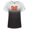 Women's V-Neck Ombre T-Shirt Thumbnail